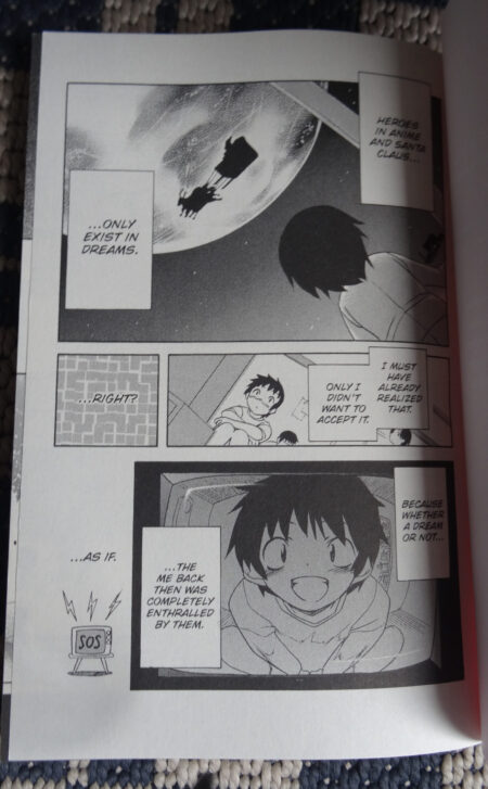 Ein Blick auf den Manga im Buch der Print-Version.